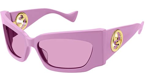 gucci gg1412s|Geometric frame sunglasses in Pink Undefined .